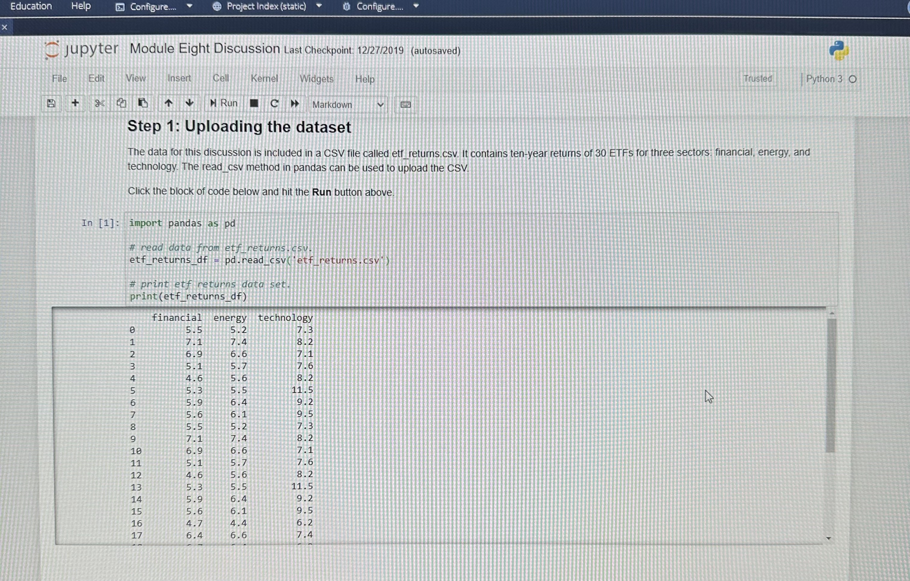 test. Should the null hypothesis be rejected? Why or why not?Does a