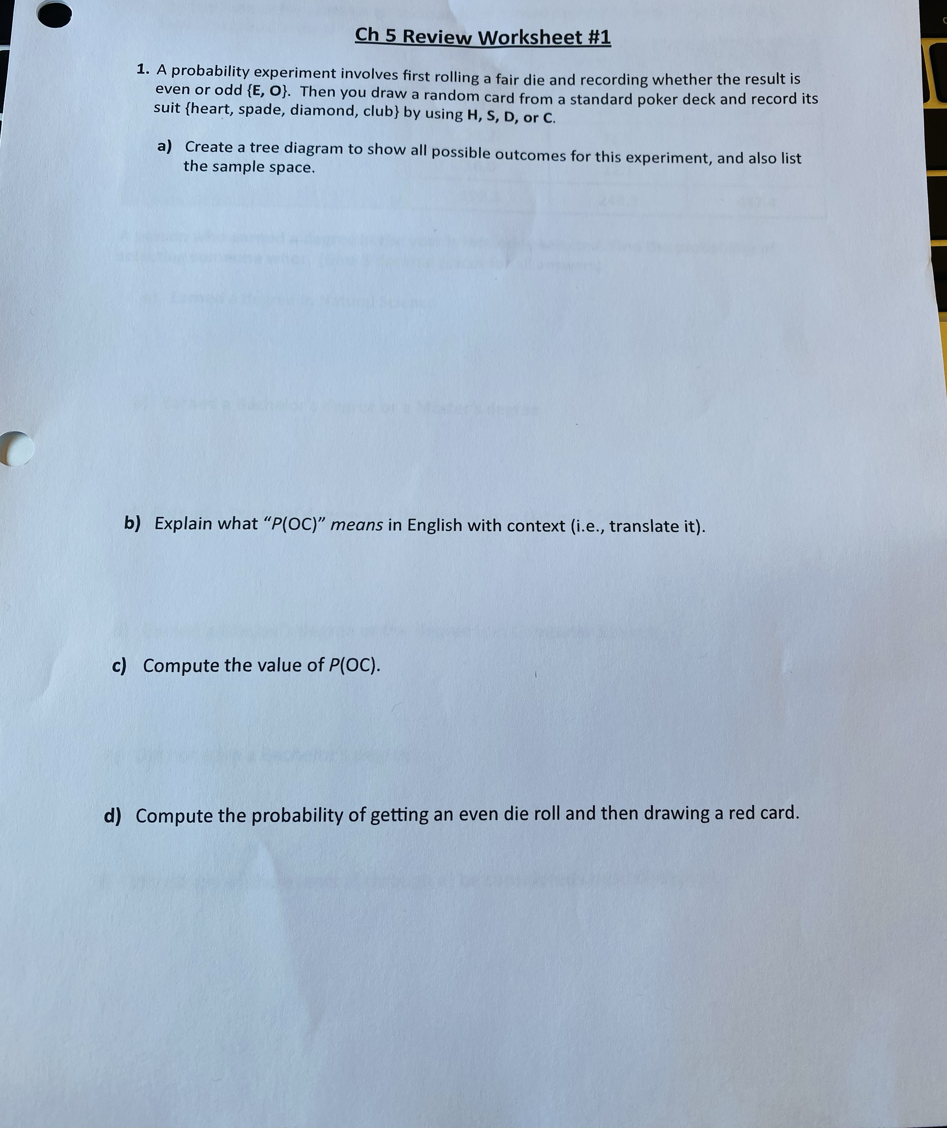 Explain what must be true in order for this to be a