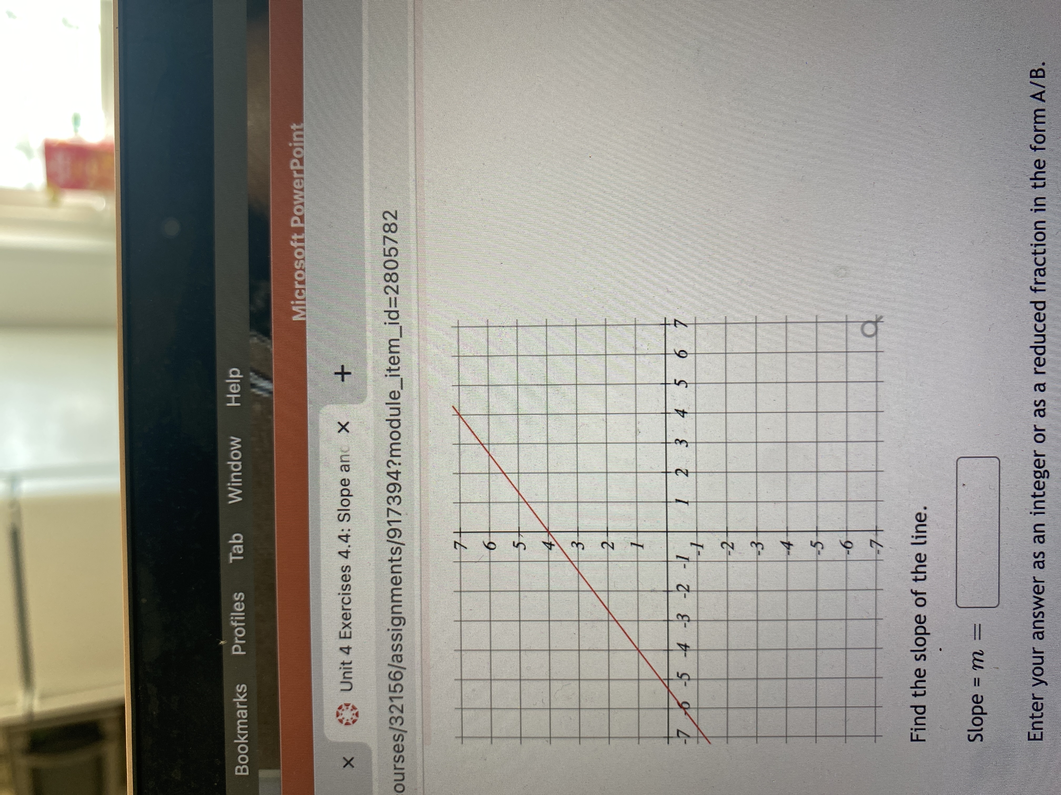 Bookmarks Profiles Tab Window Help Microsoft PowerPoint X Unit 4 Exercises