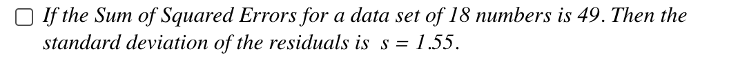 a linear regression and why or why not? 30 25 20 15