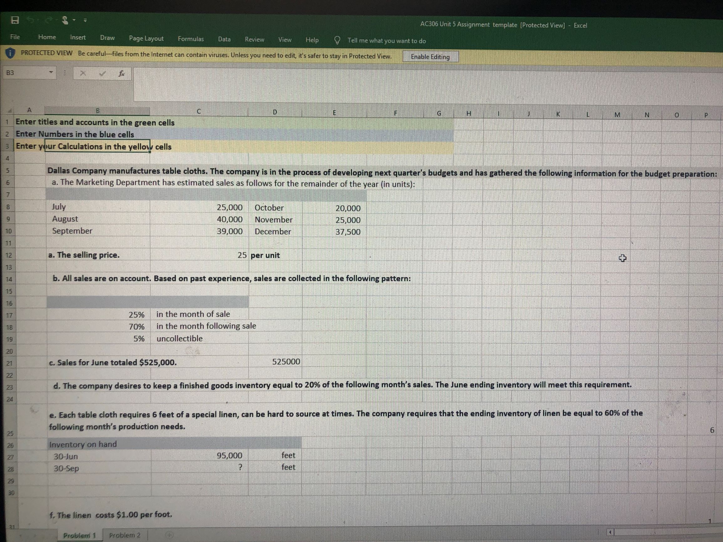 you want to do i PROTECTED VIEW Be careful-files from the Internet