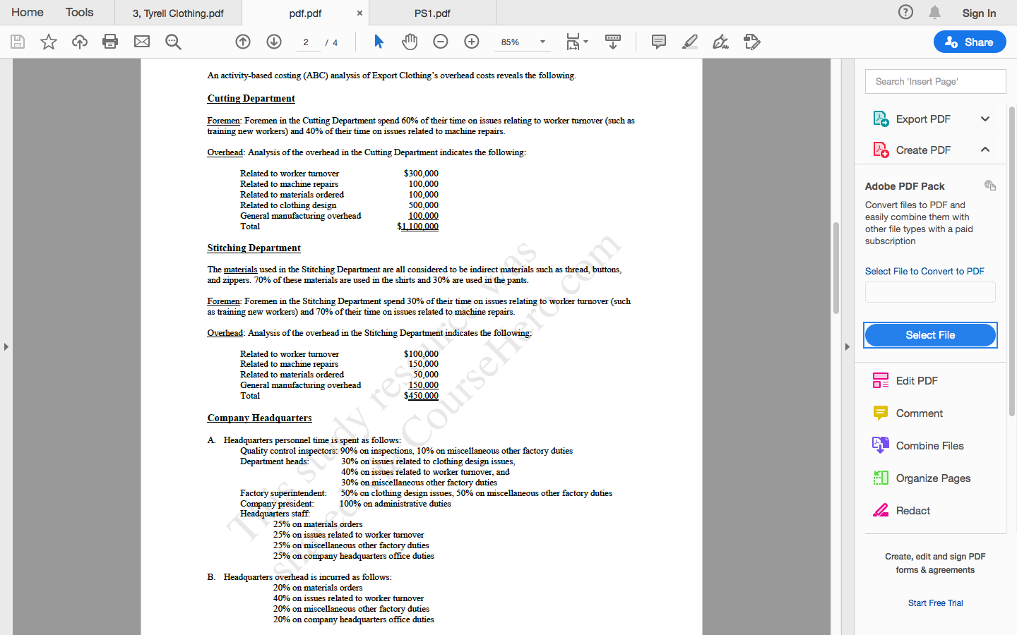 contacted the Tyrell Clothing's banker and alerted him to a mistake in