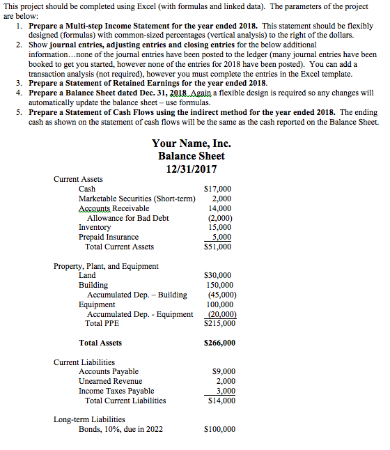 data). The parameters of the project are below: 1. Prepare a Multi-step