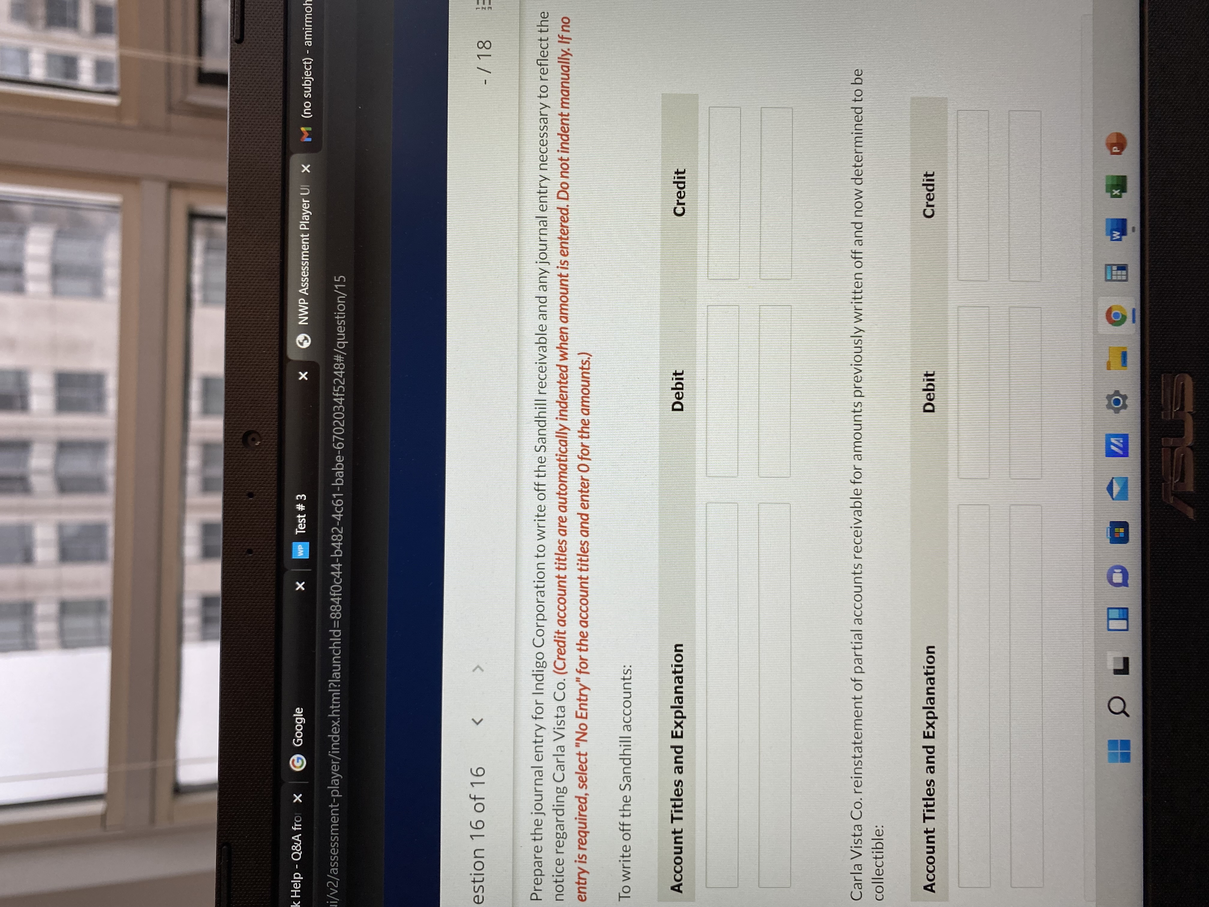 X NWP Assessment Player UI x M (no subject) - amirmohan as/ui/v2/assessment-player/index.html?launchld=884f0c44-b482-4c61-babe-6702034f5248#/question/15