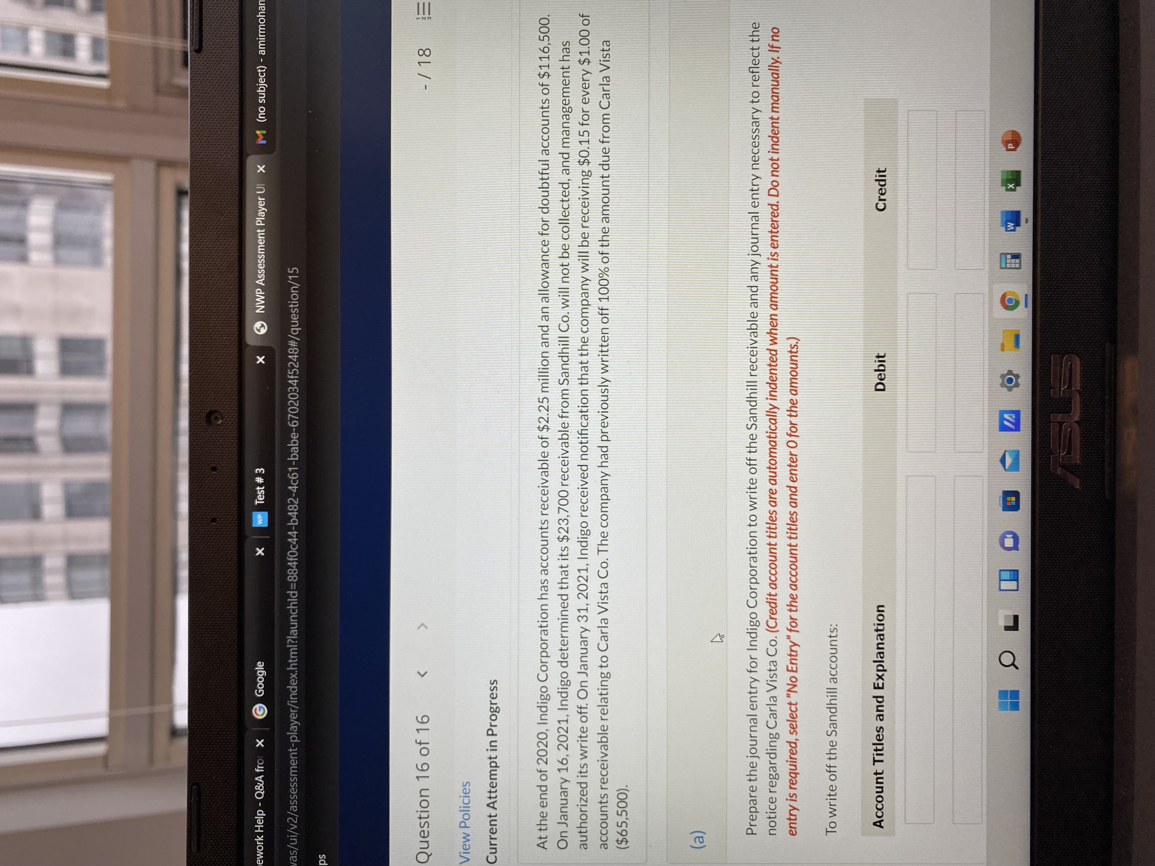 ps Question 16 of 16 - / 18 IE View Policies Current