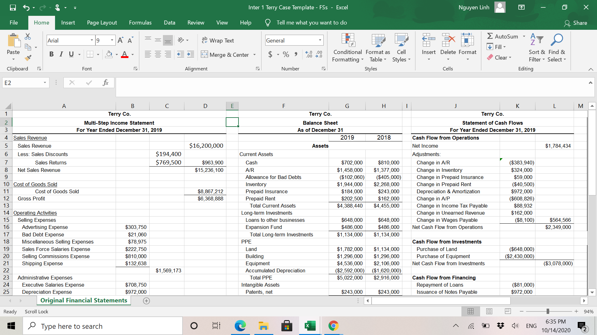 X File Home Insert Page Layout Formulas Data Review View Help Tell