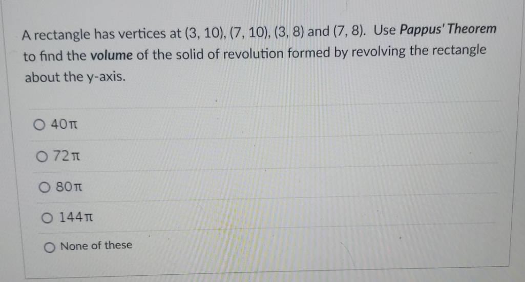 please solve A rectangle has vertices at (3, 10), (7, 10), (3,