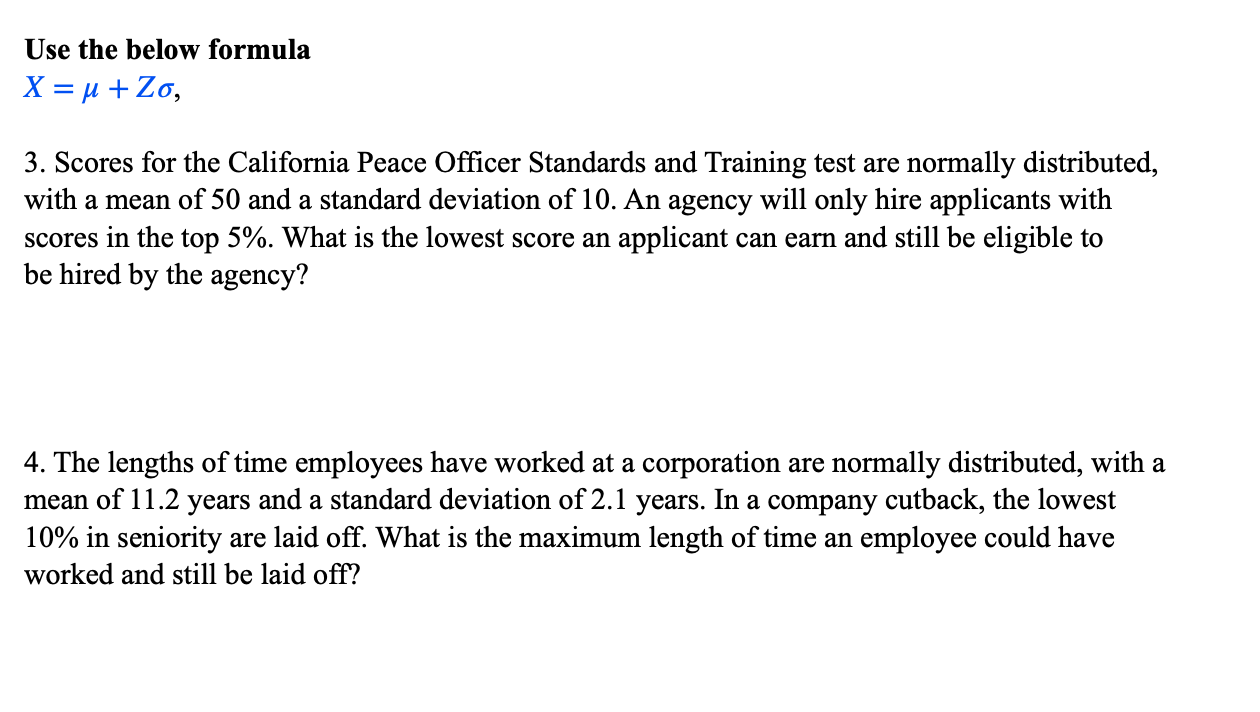 agency will only hire applicants with scores in the top 5%. What