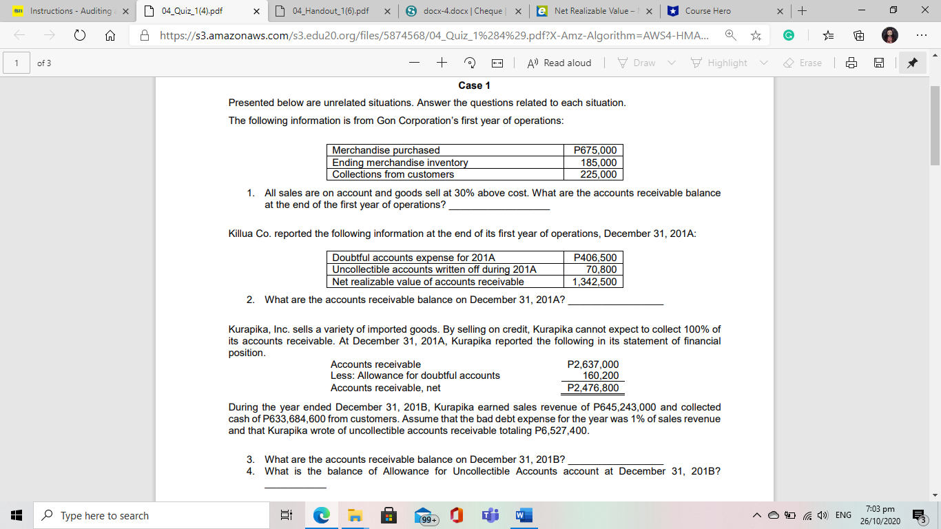 pls help me with this Bri Instructions - Auditing : x 04_Quiz_1(4).pdf