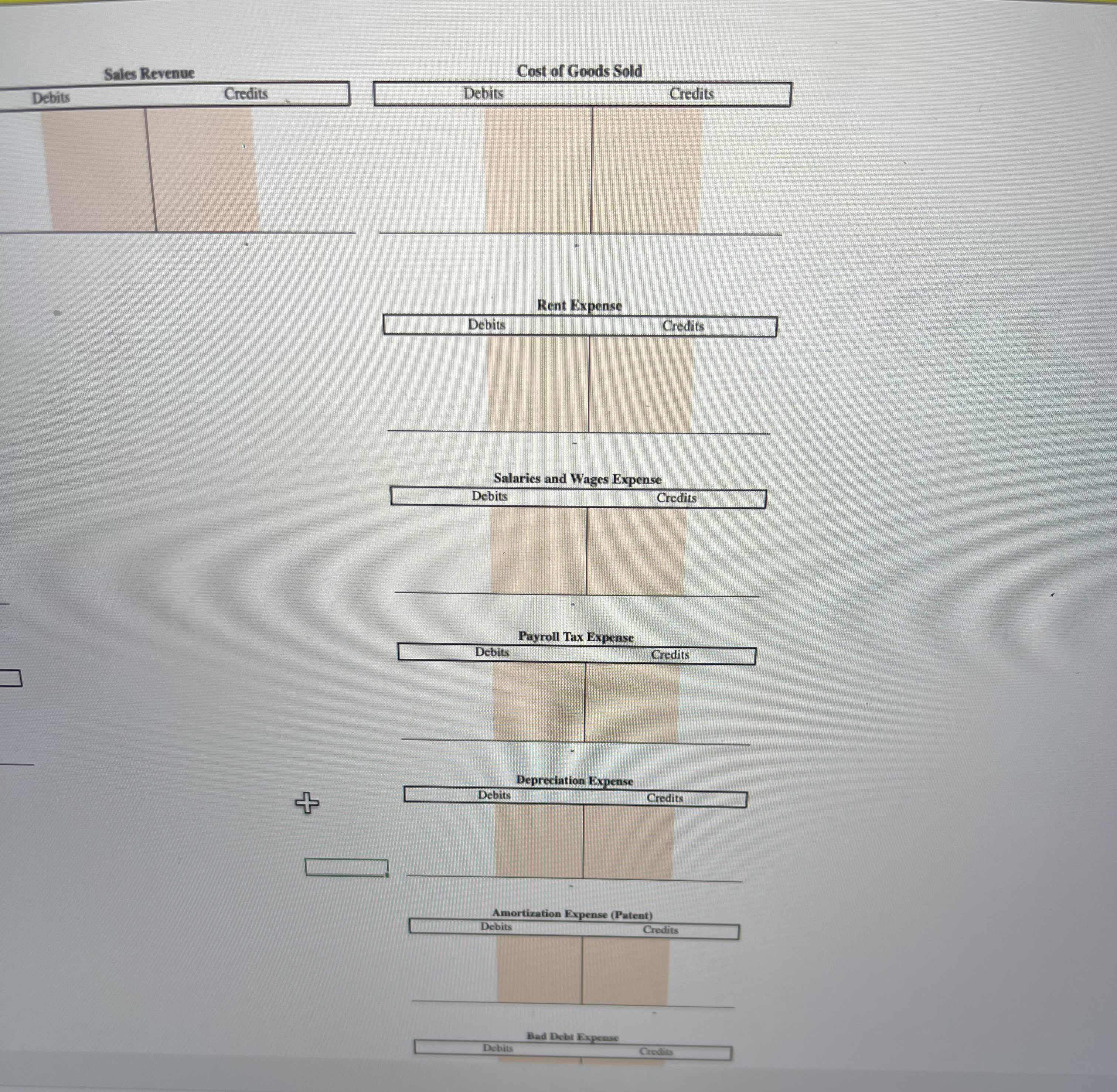 3 prepaid rent 22,000,000 cash 22,000,000 inventory 175,000,000 cash 85,000,000 accounts payable