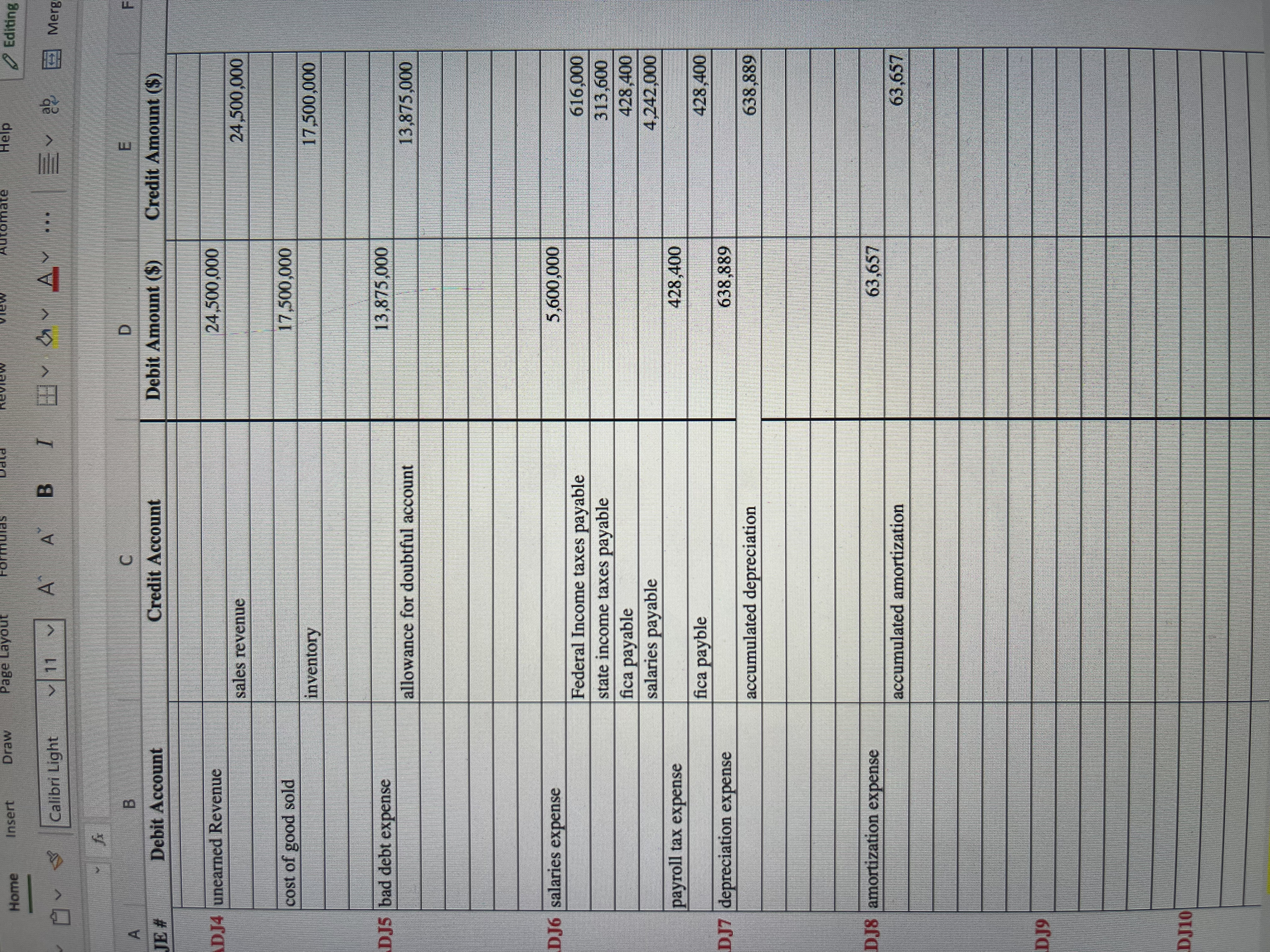 90,000,000 In office Supplies 8,000,000 accounts payable 8,000,000 6 Property Plant and