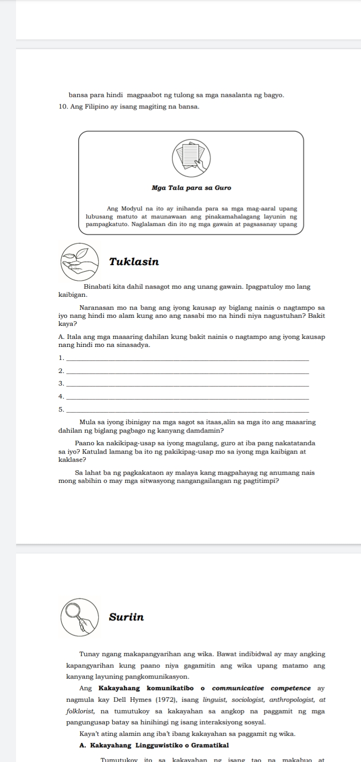 Need your help regarding this Activities I'll surely give you feedback. bansa