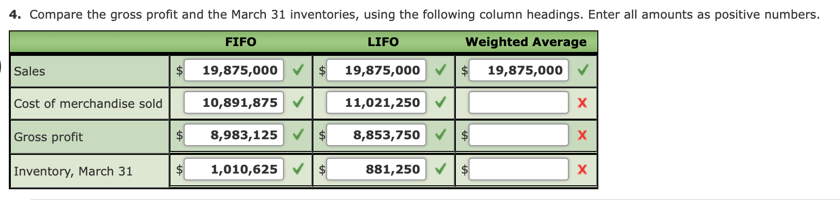 --I am sorry the screen shots are out of order. Periodic Inventory