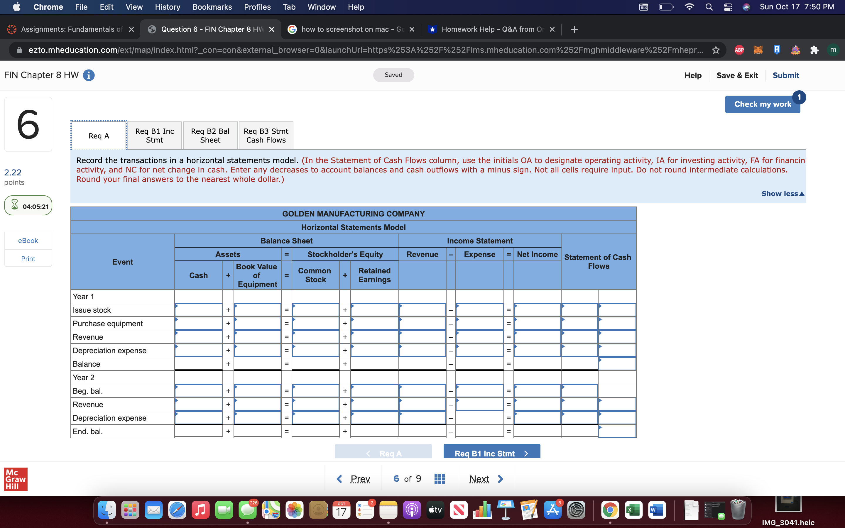 8 * Sun Oct 17 7:50 PM Assignments: Fundamentals of Question 6