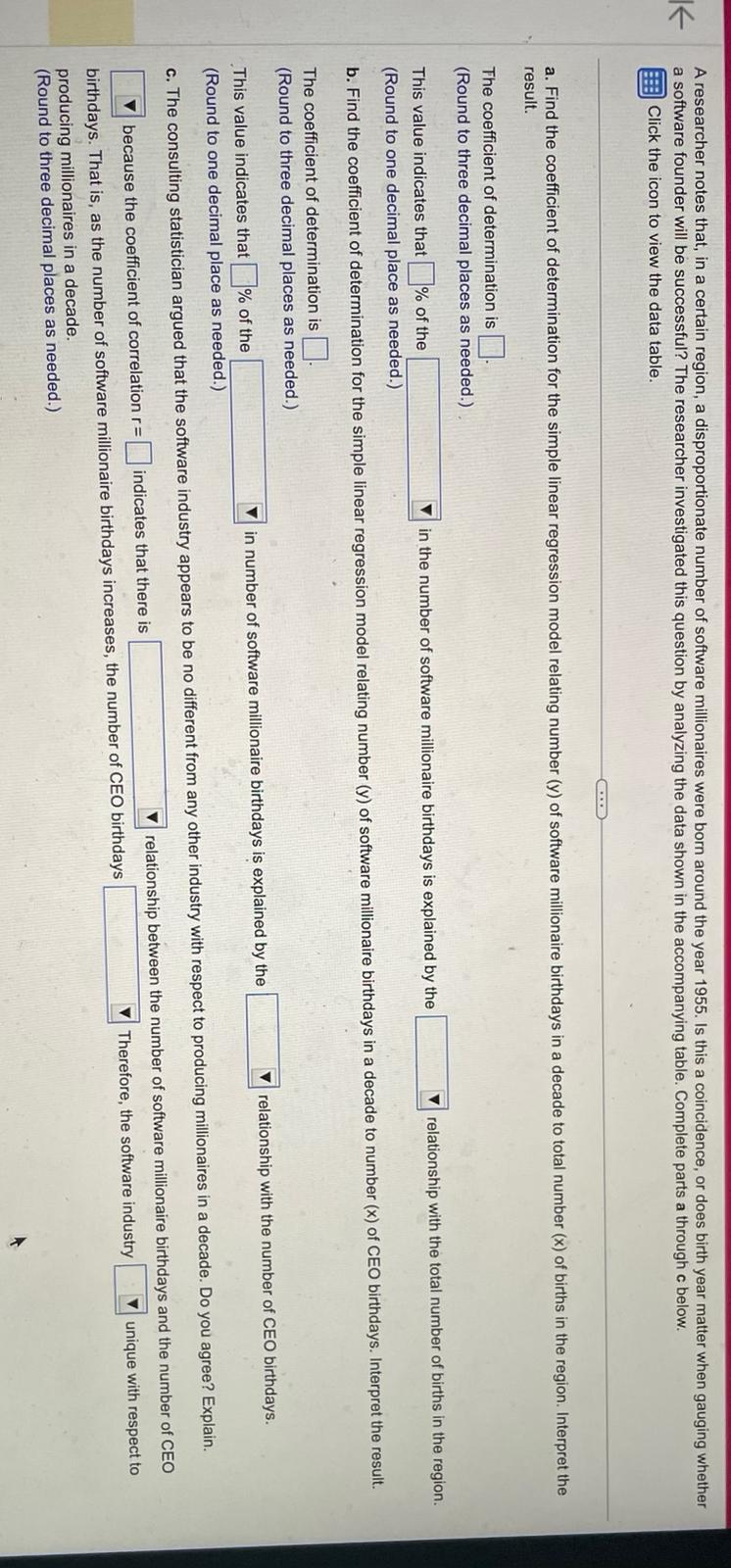  V A researcher notes that, in a certain region, a disproportionate