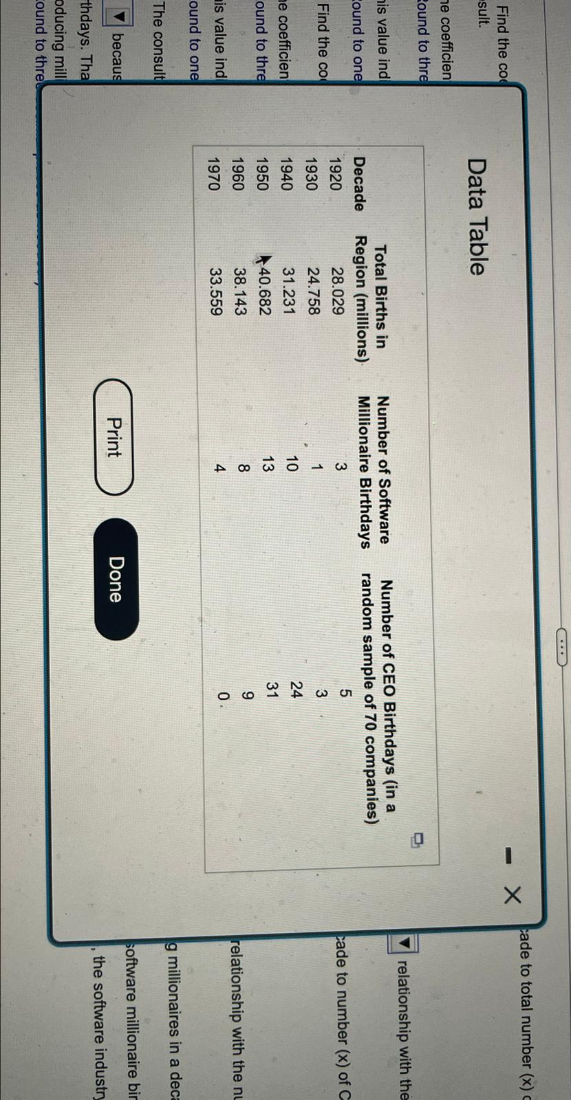 number of software millionaires were born around the year 1955. Is this