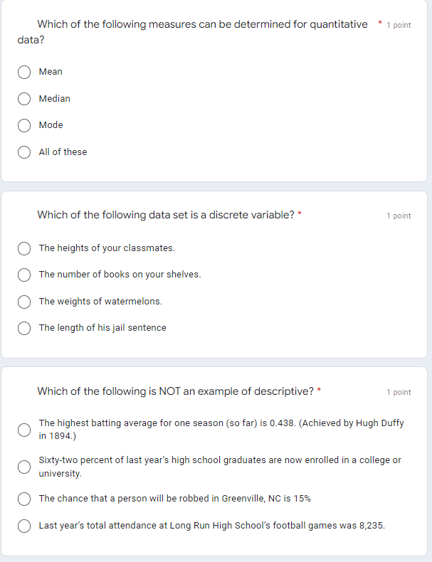 The U.S. federal government conducts a survey of high school seniors concerning