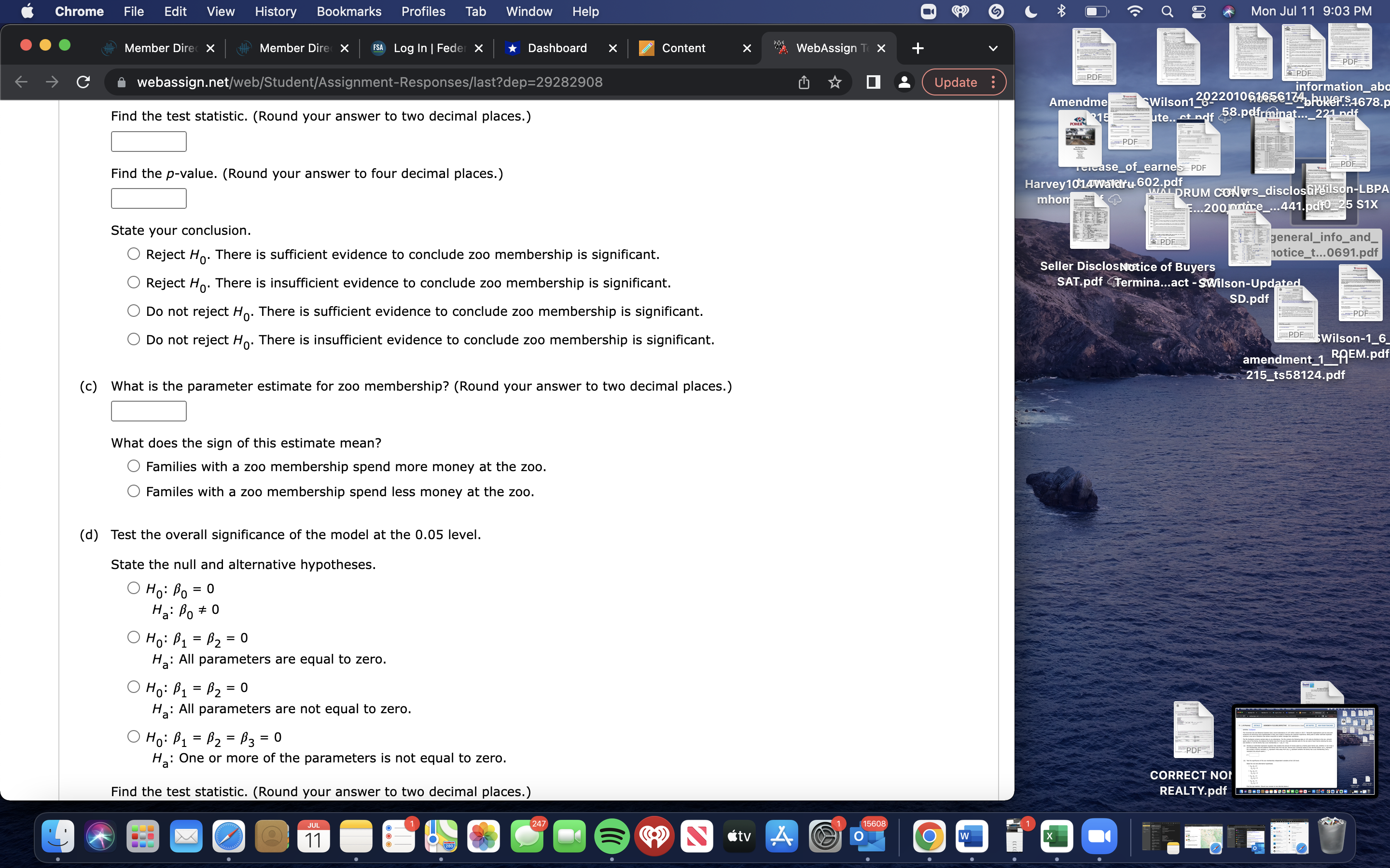 Q 8 Mon Jul 11 9:03 PM Member Direc X Member Dire(