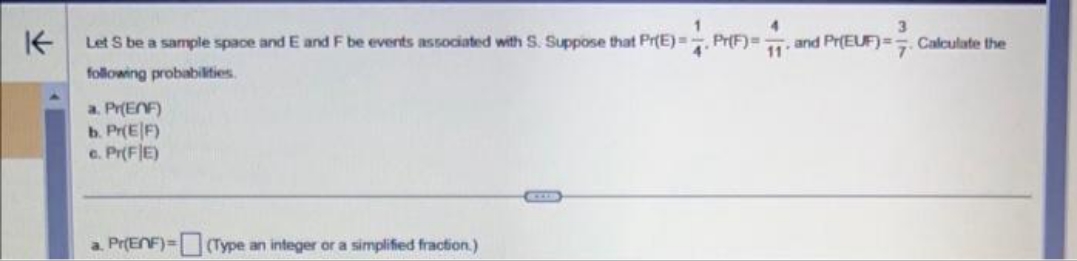 please answer i will give helpful rating Let S be a sample