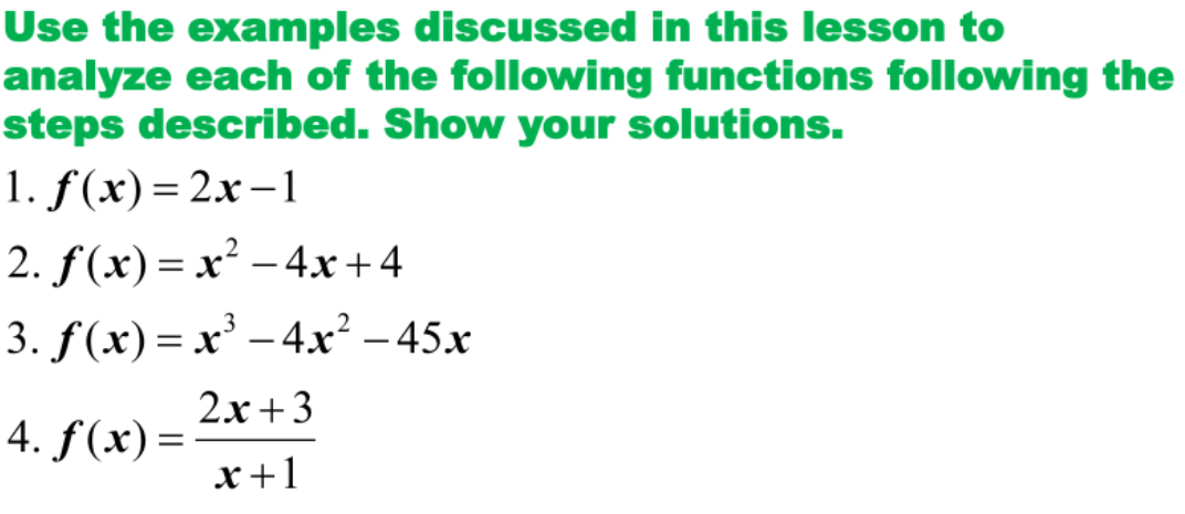 is horizontal. SOLUTION: Given: Step 1: Compute for the first derivative. Step