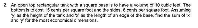 Calculated values should not be rounded off. Enclose all final answers being