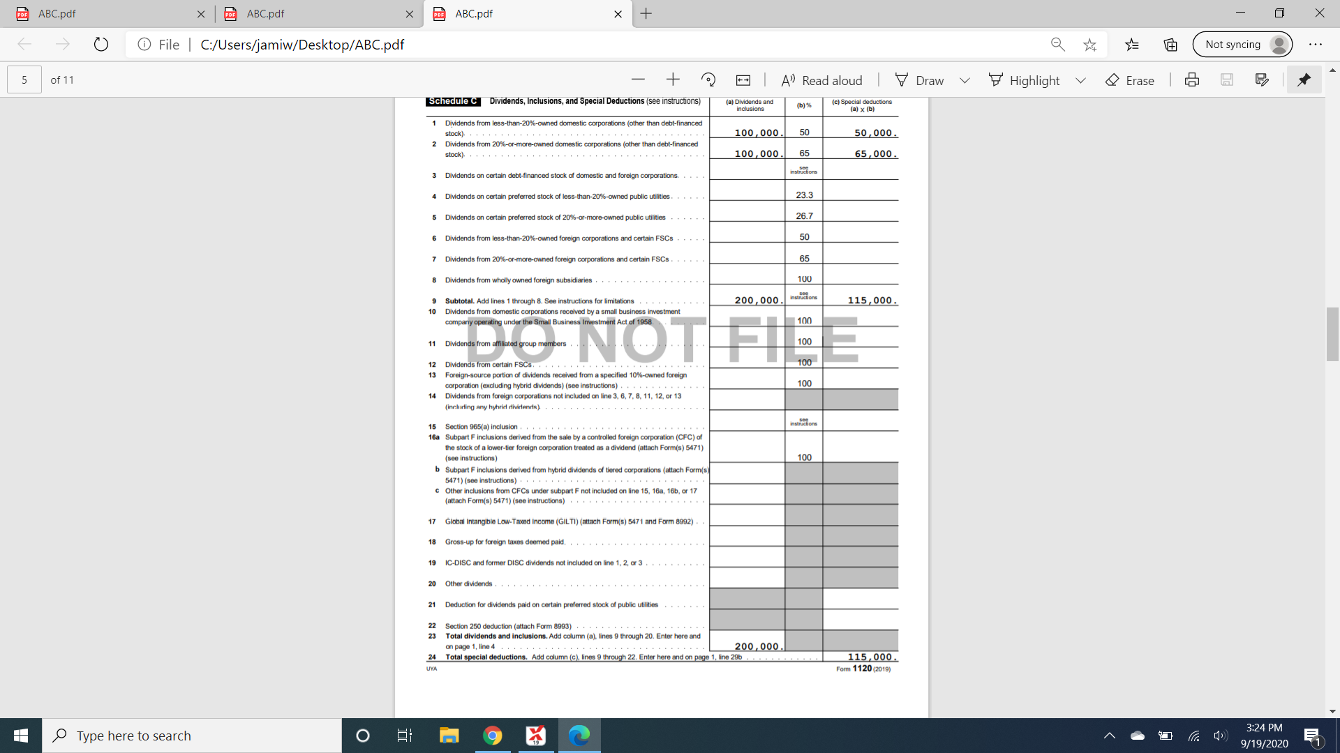 information below. I have filled in all parts except the $10,000 from