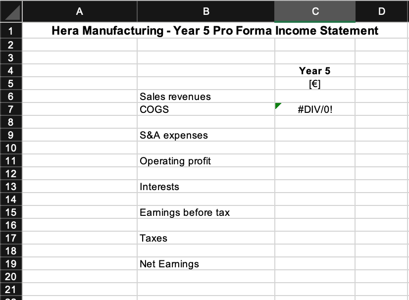 Provide a brief analysis of the financial forecasted situation of the company.