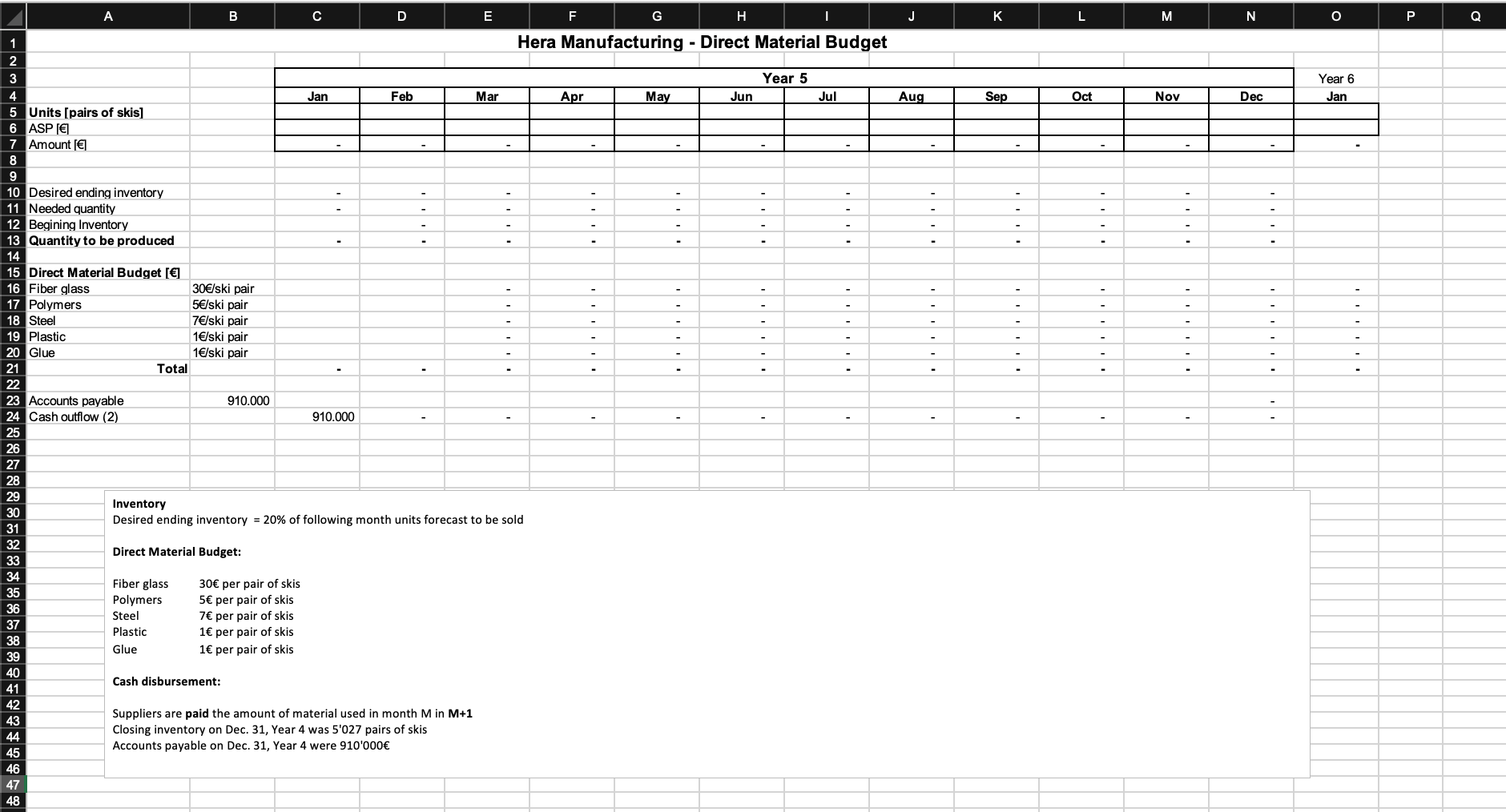Aug. 100KE in Jan, Mar, Apr & Sept; 300KE in Feb and