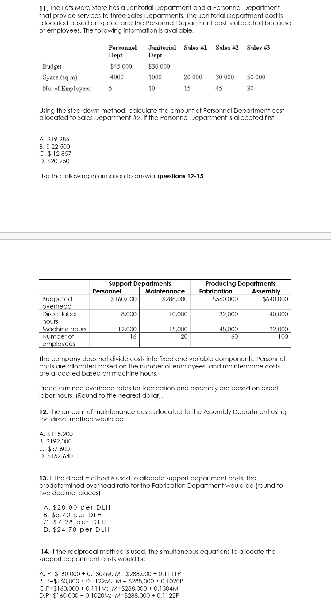 so dont comment incomplete. AFZOI REVISION PACKAGE 52, 2020 SECTION A MULTIPLE