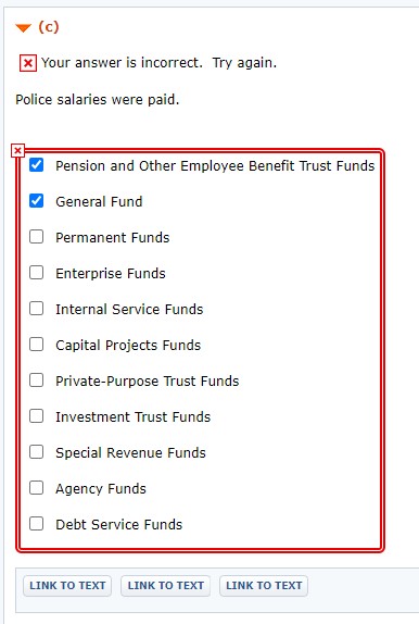  (c) * Your answer is incorrect. Try again. Police salaries were