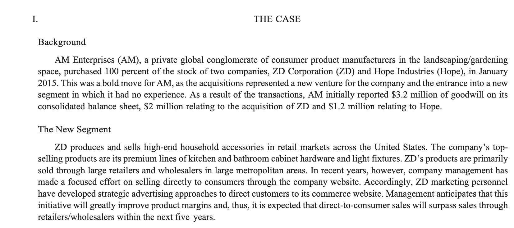 adopt the accounting alternative or just the private company alternative? Also, in