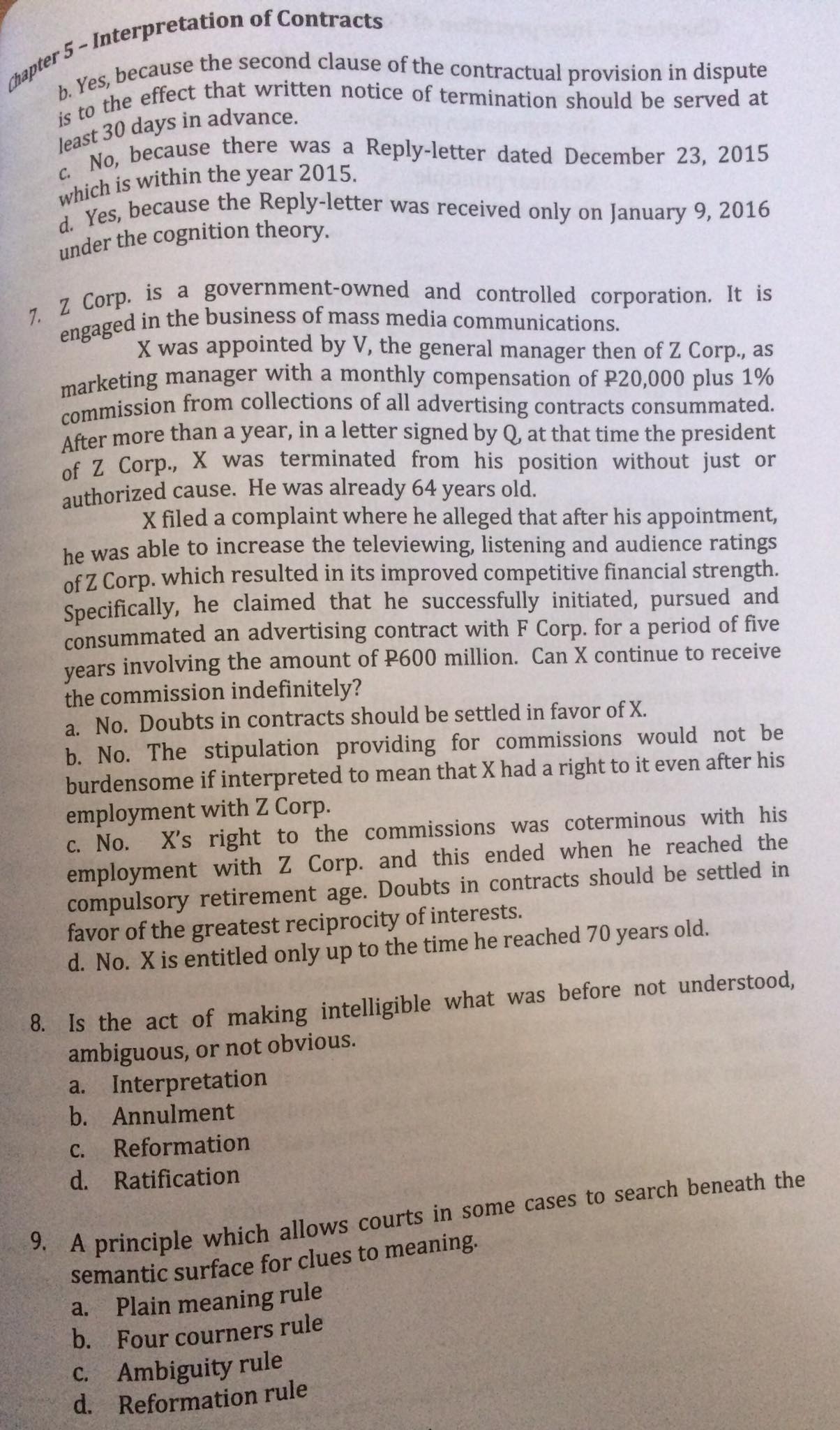 2. The intent of the parties to an instrument is "embodied in