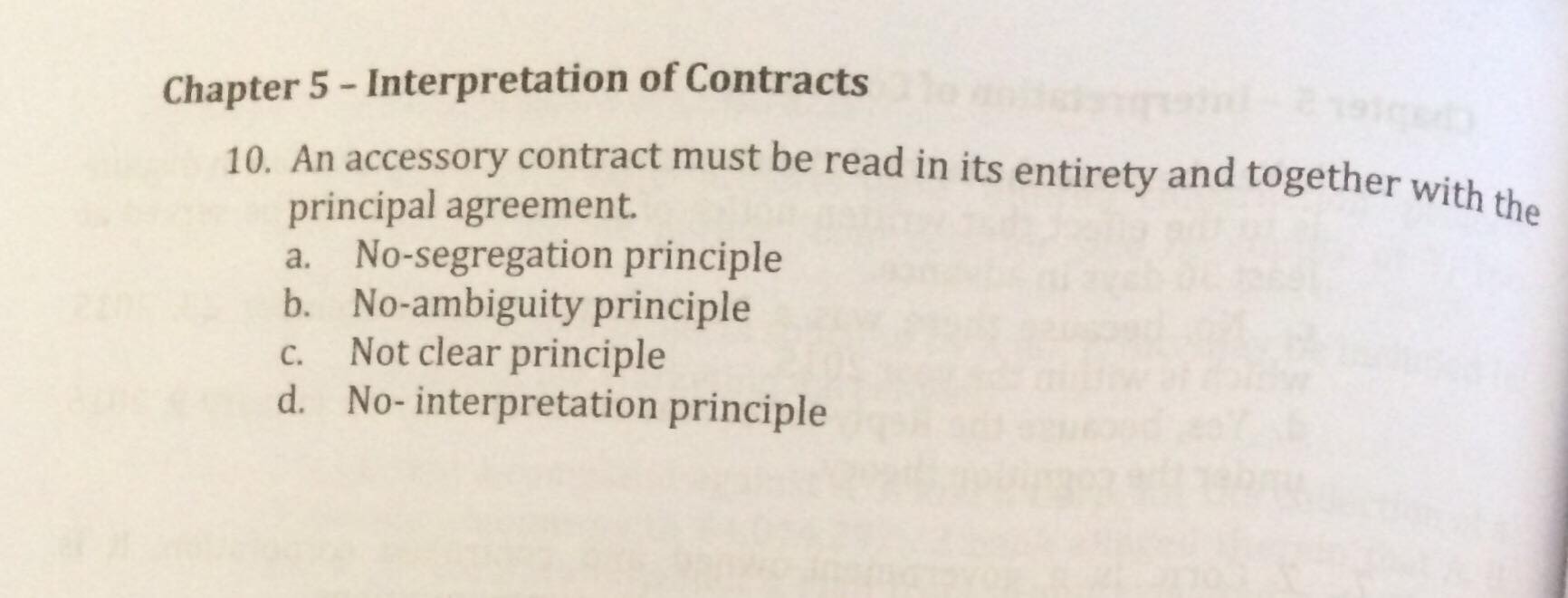 the writing itself, and when the words are clear and unambiguous the