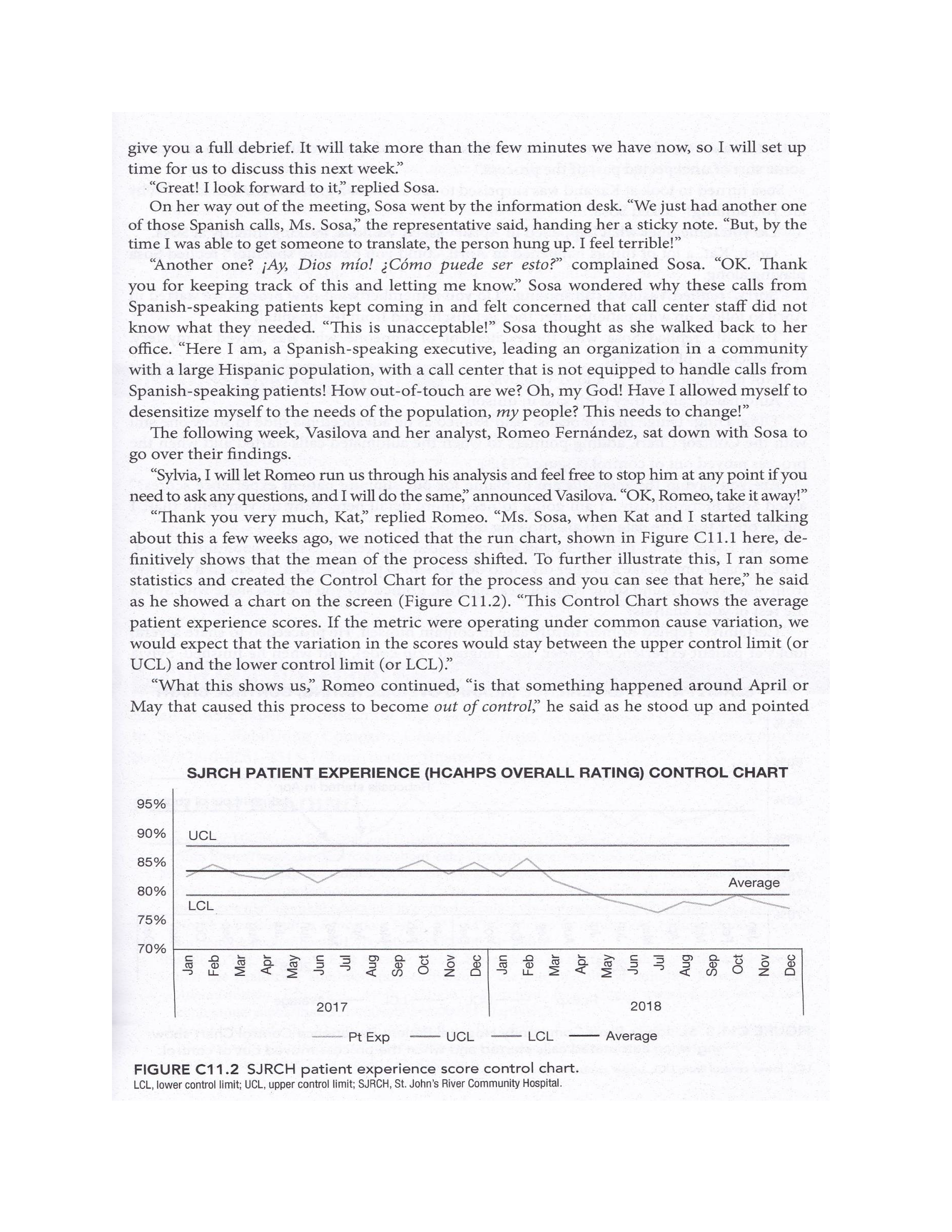 competency on patient satisfaction'scores. 2 - Explain how to track patient experience