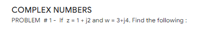 Solve no. 6 below. Please provide a clear and readable solution. Thanks