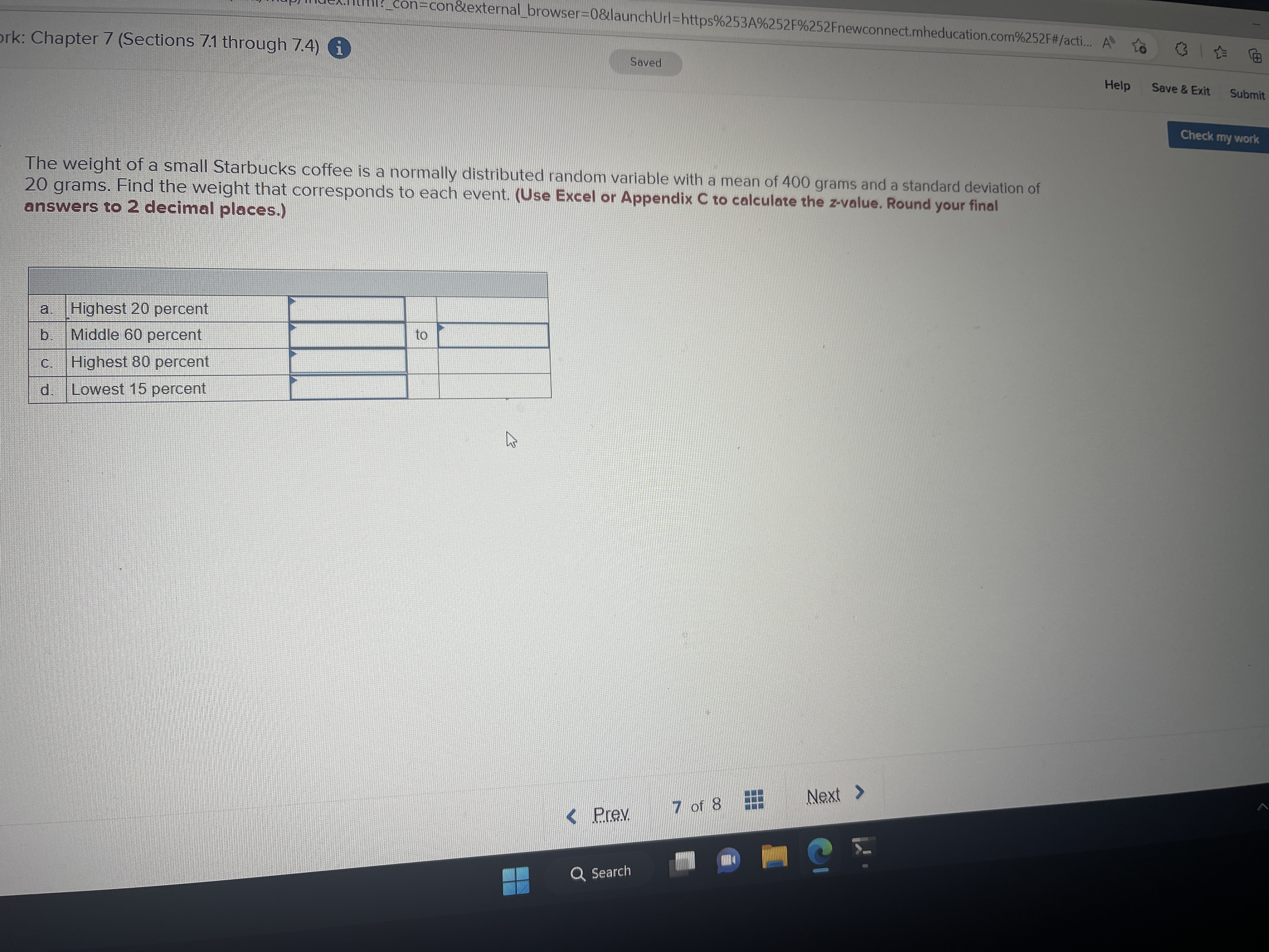 _con-con&external_browser-0&launchUrl=https%253A%252F%252Fnewconnect.mheducation.com%252F#/acti... A rk: Chapter 7 (Sections 7.1 through 7.4) i Saved