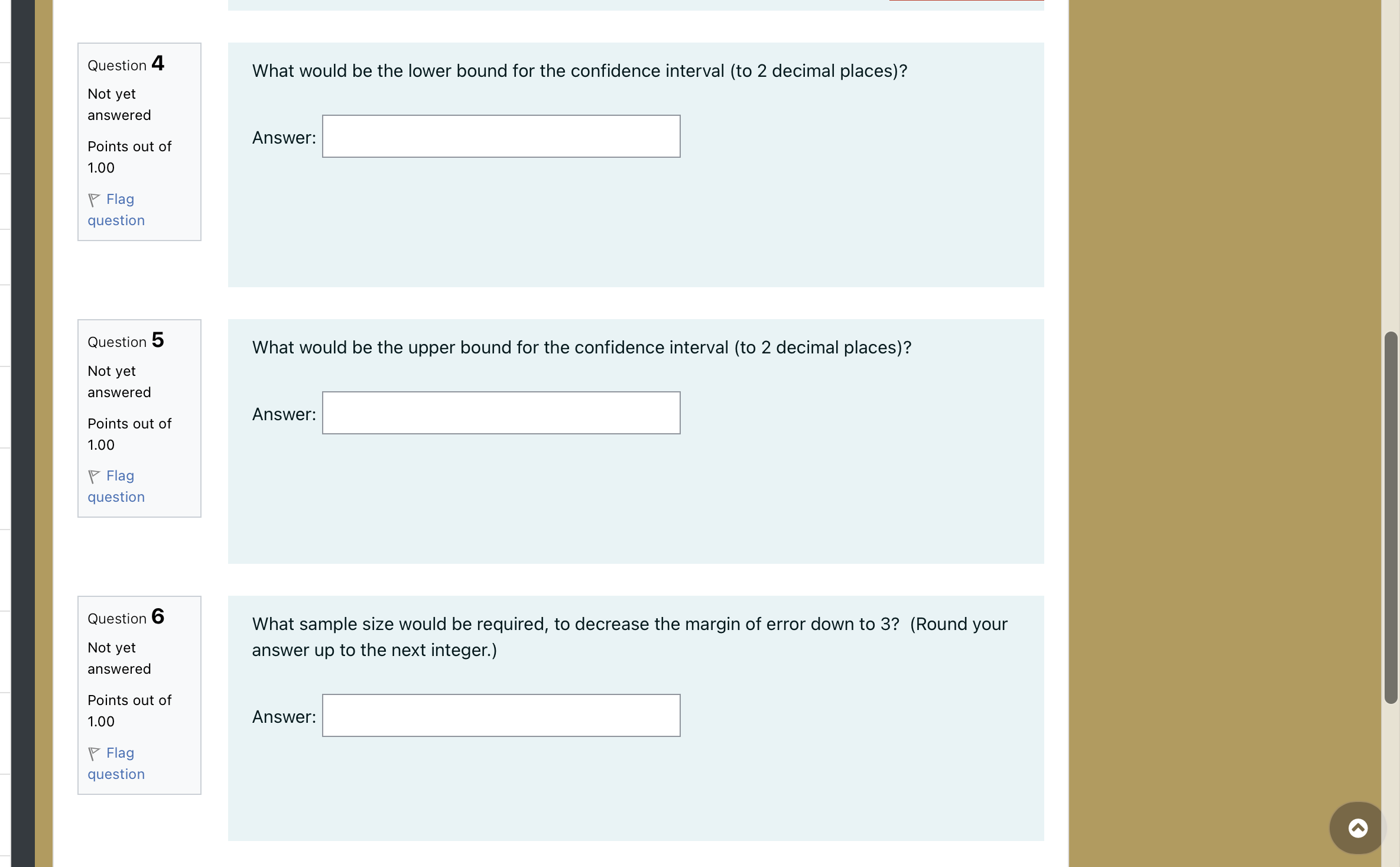 Points out of 1.00 F Flag question Question 2 Not yet answered