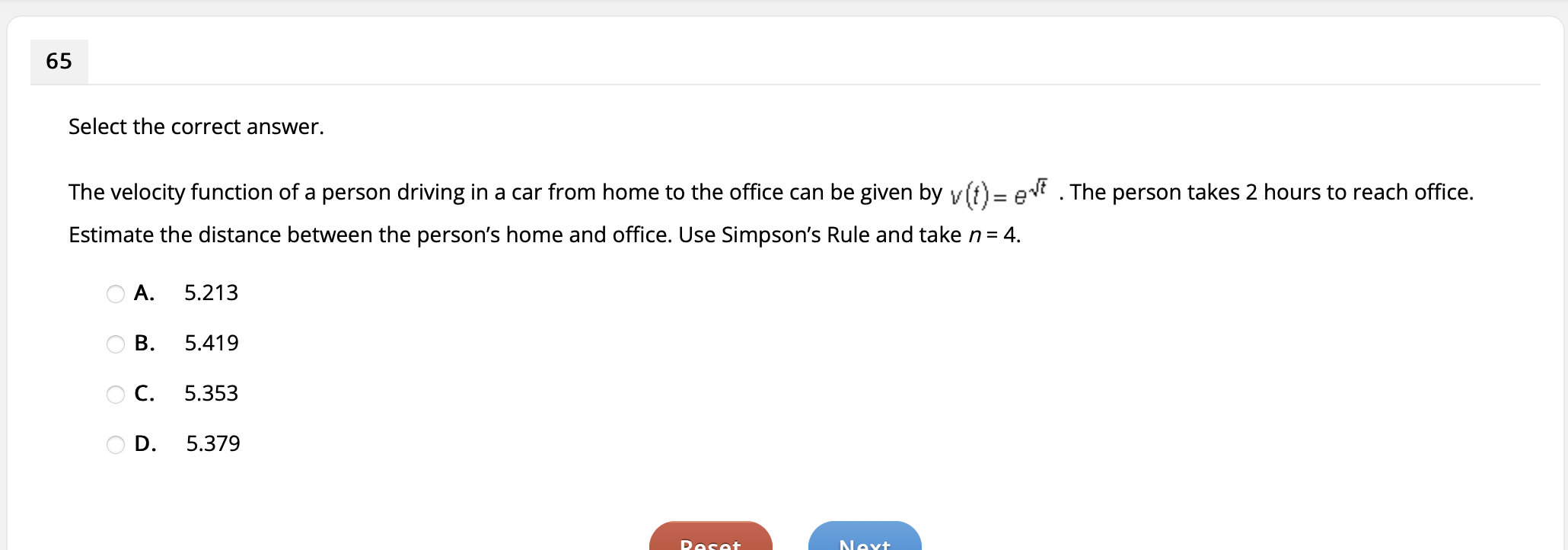 [a"du = . + 0 In a63 Identify the most appropriate method
