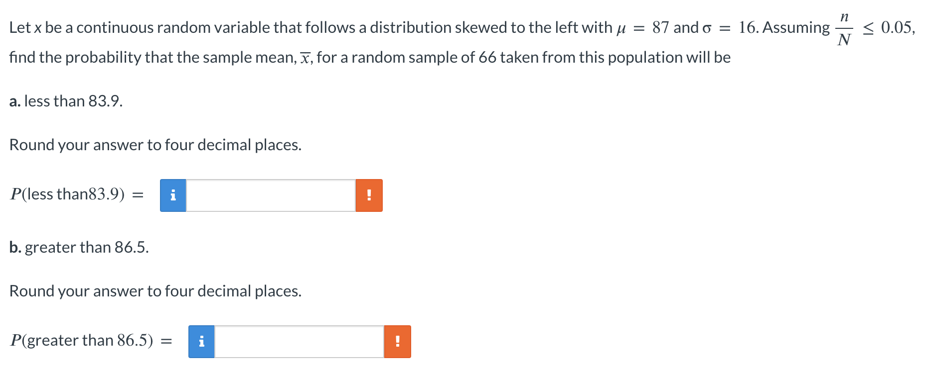  Let x be a continuous random variable that follows a distribution