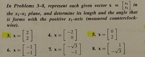 numbers 3 and 5 for section 9.3 In Problems 3-8, represent each