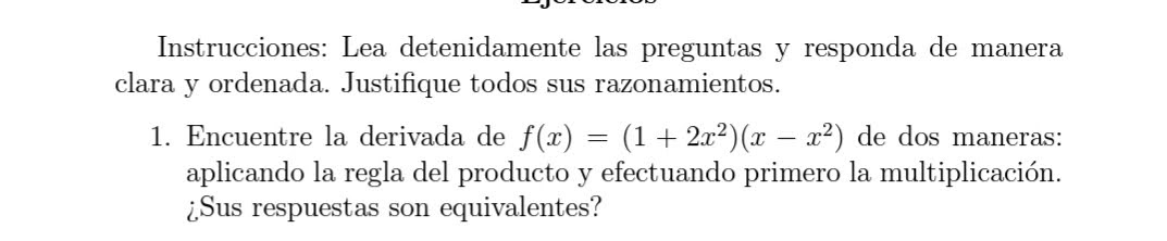 Instrucciones: Lea detenidamente las preguntas y responda de manera clara y ordenada.