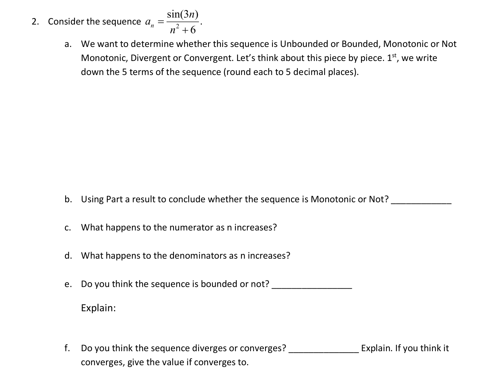 Please teach how to solve (only part b c d) Please explain
