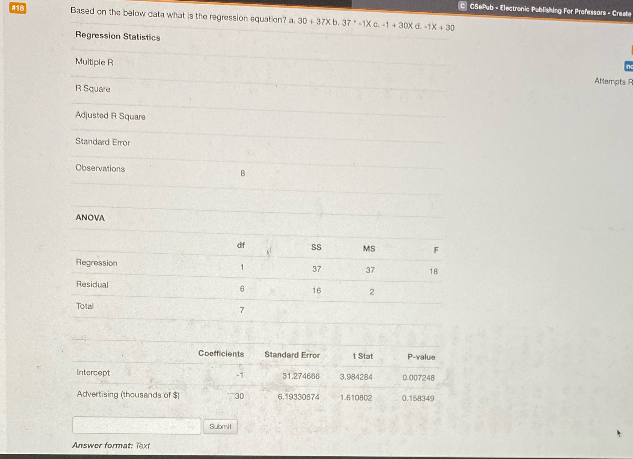 Please help C CSePub - Electronic Publishing For Professors - Create #18