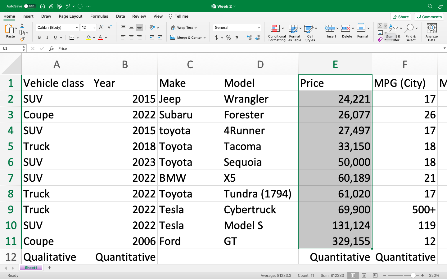 PLEASE USE ATTACHED SPREADSHEET TO ANSWER THE QUESTION!!! AutoSave . OFF MAP