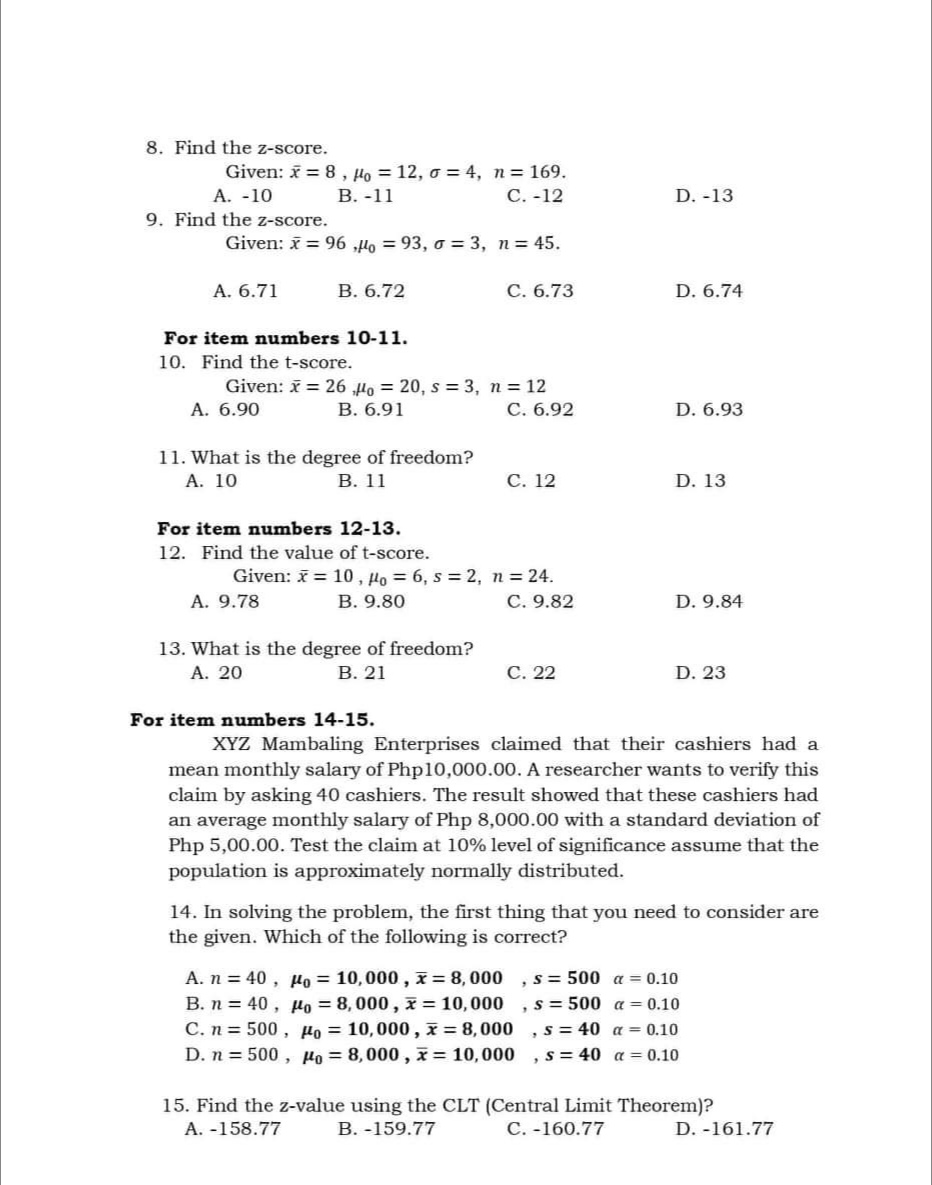 raw score in terms of its distance 'om the mean when measured