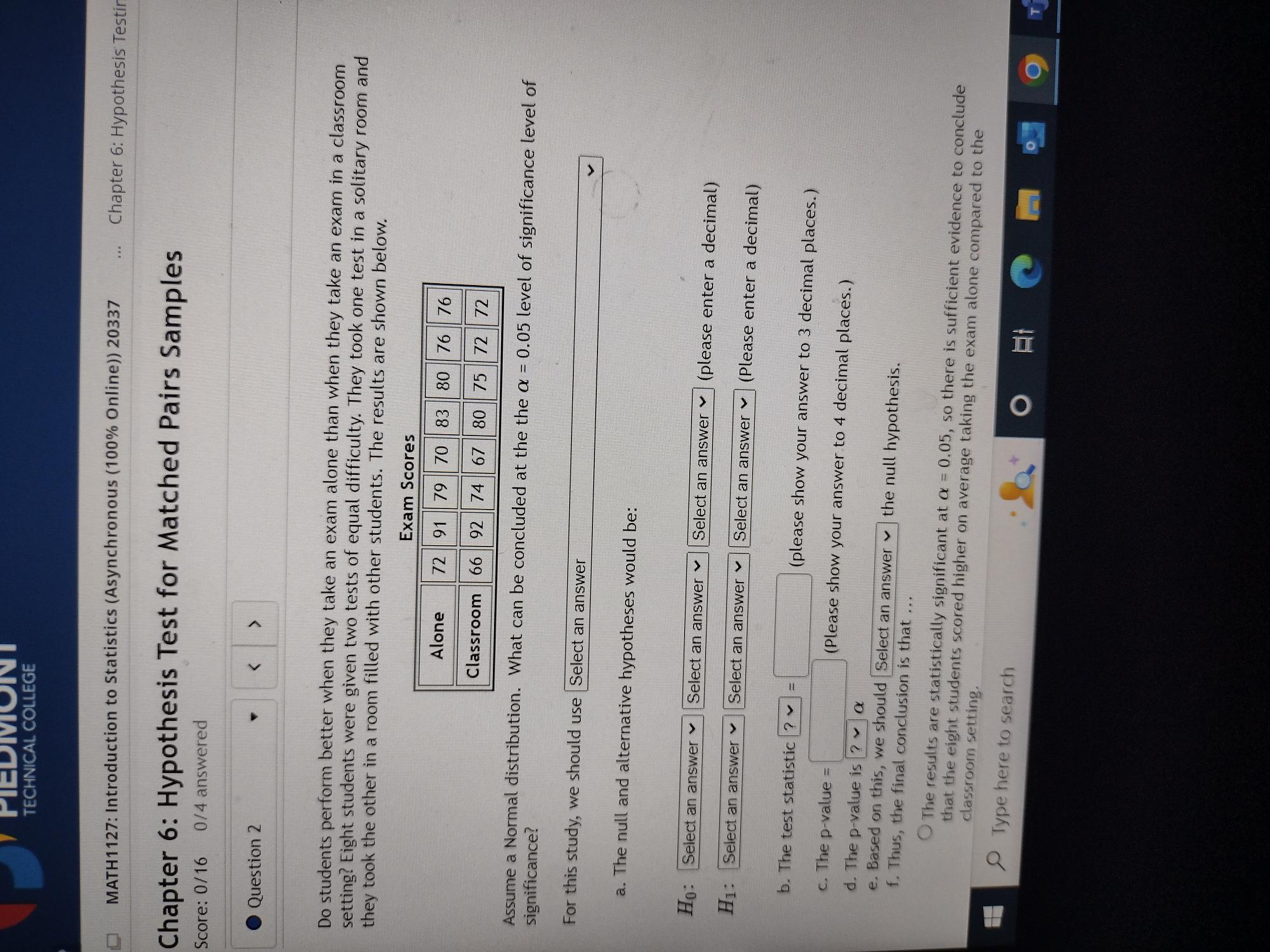 4 decimal places if possible. a. The mean of this distribution is