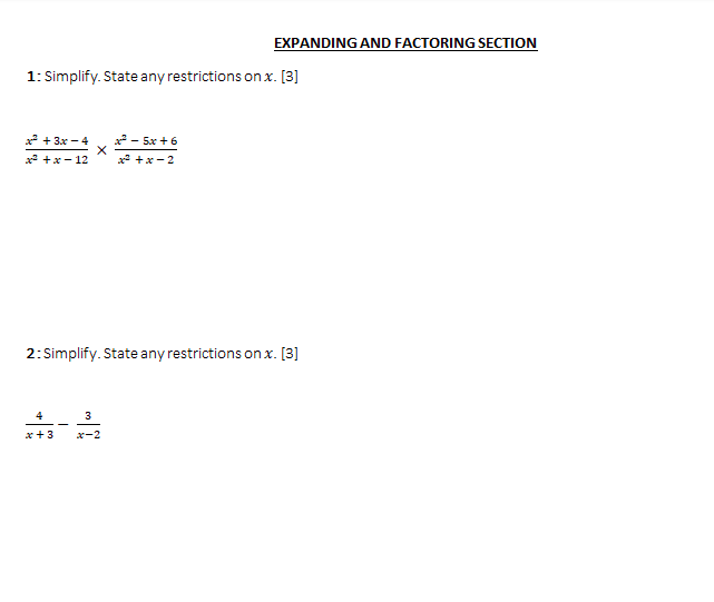 have the exact same variable component Example: x and 3x are like