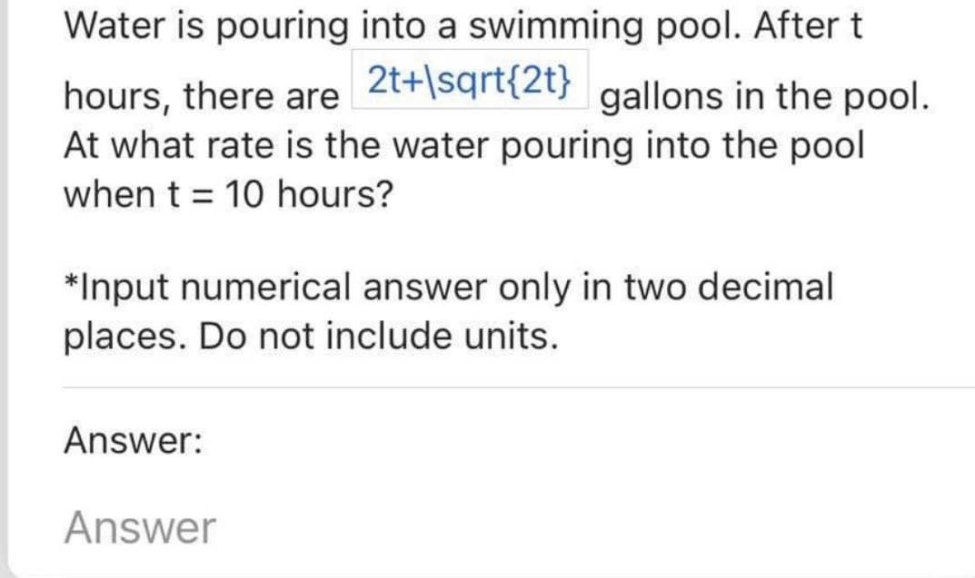 help please show your complete solution (typewritten and make it legible solution)given:formula:solution: