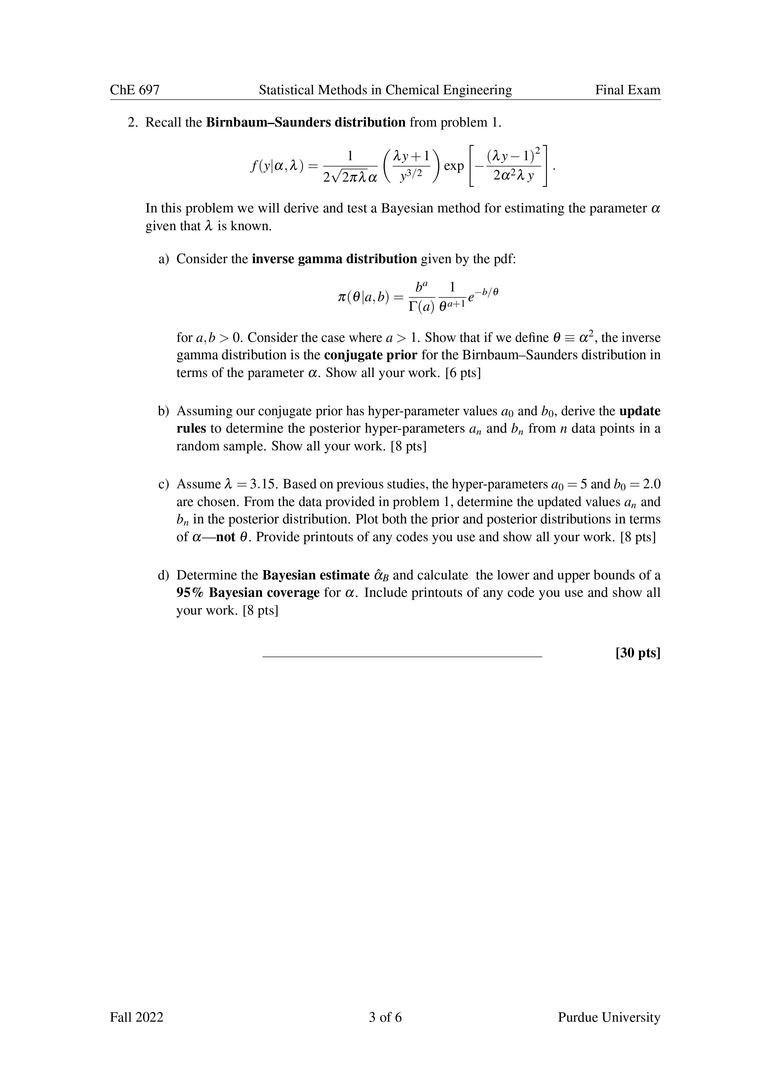 BirnbaumSaunders distribution was devised as a means to model the lifetime of