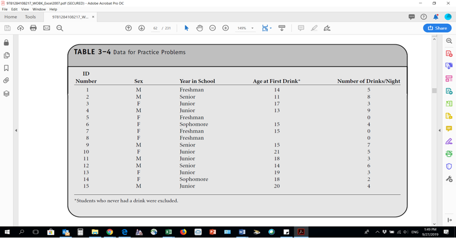 as an excel file with properly labeled answers 9781284108217_WORK_Excel2007.pdf (SECURED) . Adobe